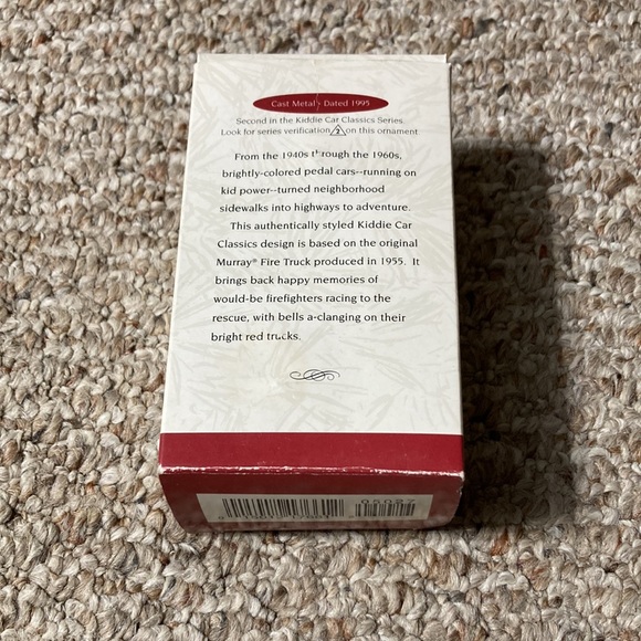 Hallmark Murray Fire Truck Christmas Ornament 1995 - Picture 7 of 9